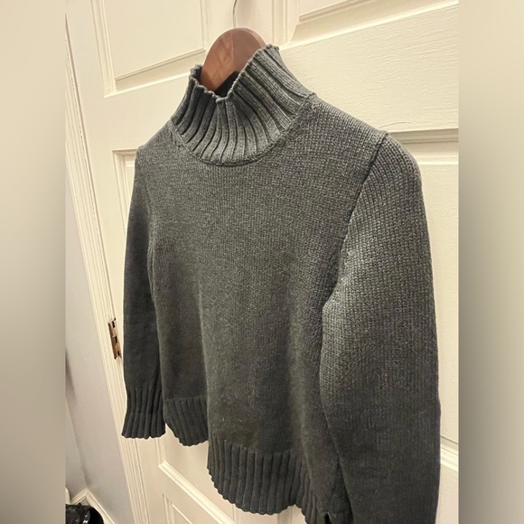 J. Crew Charcoal Turtle Neck Sweater - Picture 3 of 5